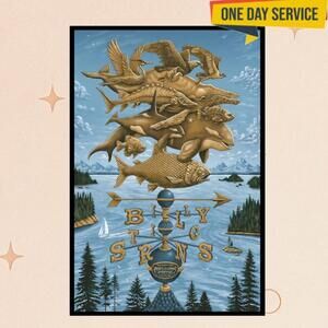 Billy Strings Everett Wa Aug 22 2025 Tour Poster
